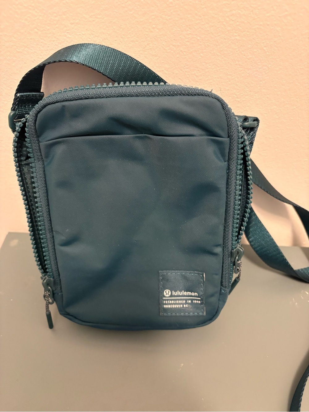lululemon athletica Teal Compact Crossbody Bag